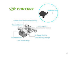 Ce Iso Fda Approved Protect Ortho Mini Orthodontic Metal Dental Bracket