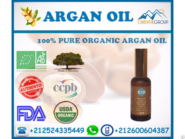 100 Percent Pure Organic Argan Oil Producer In Morocco