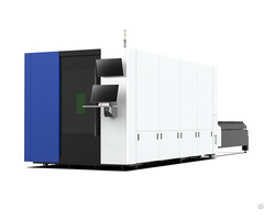 Enclosed Fiber Laser Cutting Machine With Double Table For Metals