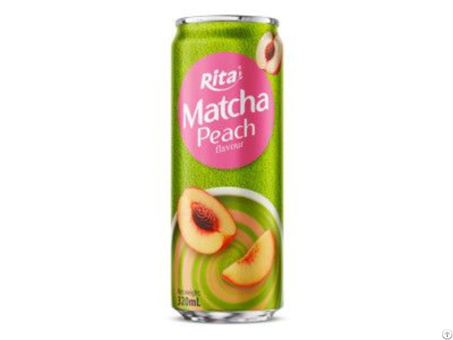 320ml Cans Rita Peach Matcha Tea Drink