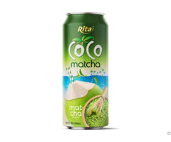 Canned Coconut Water Matcha For Energy