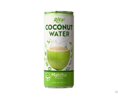 250ml Can Coco 100% Coconut Water Matcha Flavour
