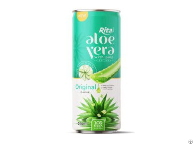 Fresh Aloe Vera Juice Drink 250ml Cans