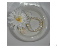 Chic Baroque Freshwater Cultured Pearl Stretch Bracelet 10 11mm