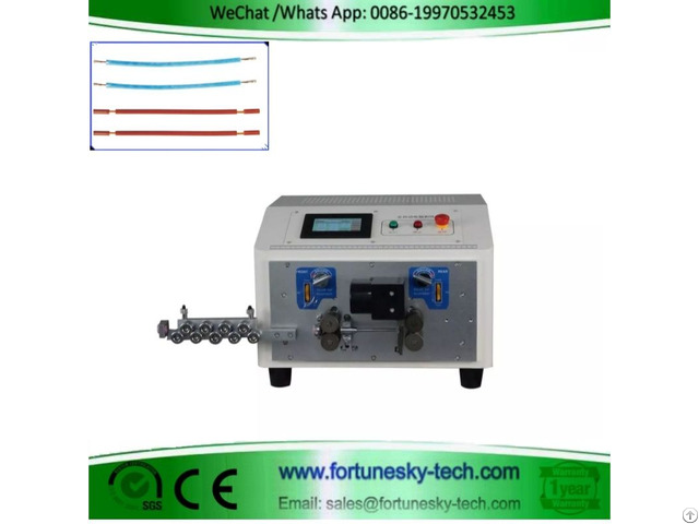 Automatic Awg30 Awg10 Wire Cutting Stripping Machine