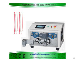 Automatic Dual Parallel Wire Diff Length Cutting Stripping Splitting Machine