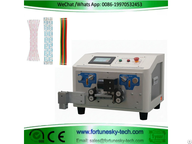 Automatic Ribbon Cable Splitting Cutting Stripping Machine
