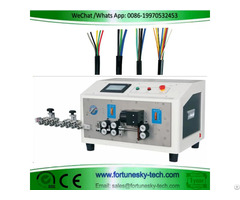 Automatic Sheathed Cable Cutting Sheath And Cores Stripping Machine