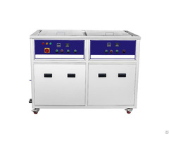 Dual Tank Industrial Ultrasonic Cleaner With Cleaning Drying Heater Timer