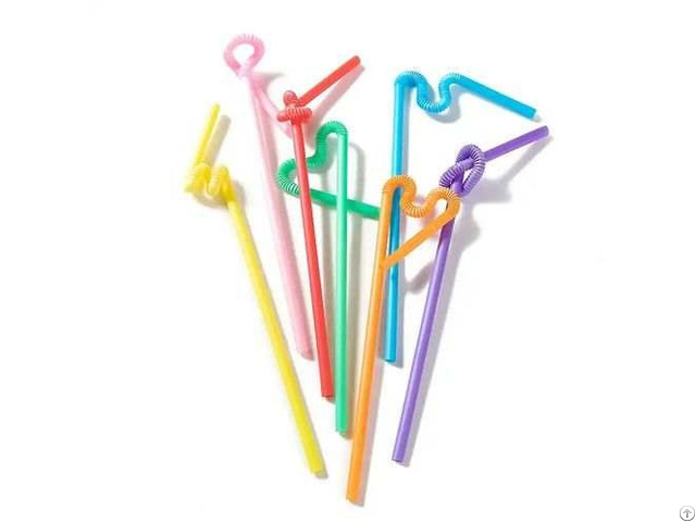 Artistic Disposable Plastic Drinking Straw