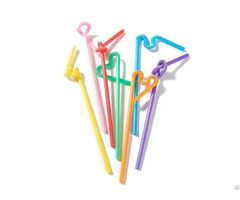Artistic Disposable Plastic Drinking Straw
