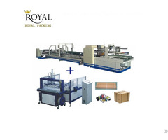 Mjzxj 1 Automatic Folder Gluer And Strapping Machine