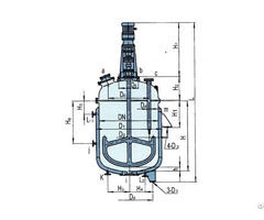 Glass Lined Open Type Reactor 79 Standard