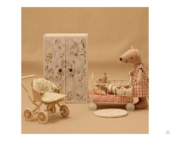 Suitcase Dollhouse Cloth Travel Wardrobe Set