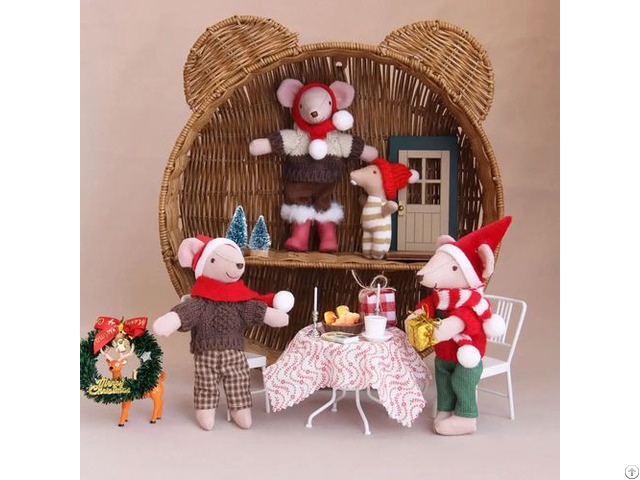 Handmade Christmas Matchbox Mouse Toy Handmade Christmas Matchbox Mouse Toy