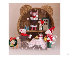 Handmade Christmas Matchbox Mouse Toy