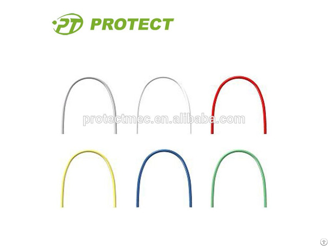 Dental Accessory Orthodontic Wires Tooth Color Made Of Niti