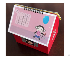 Desk Calendar With Foldable Holder