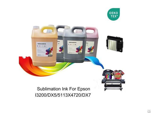 Sublimation Ink For Epson I3200 4720 5113 Dx5 Dx7 Printhead