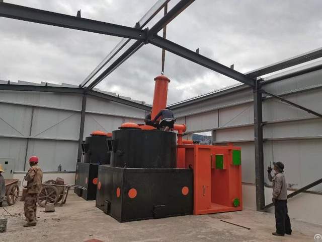 Small Scale Magnetic Waste Pyrolysis Machine