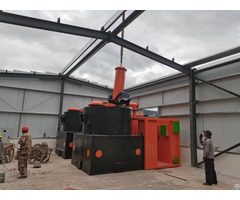 Small Scale Magnetic Waste Pyrolysis Machine