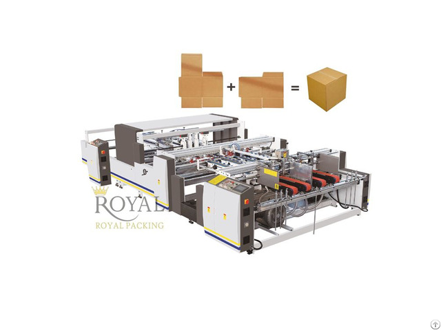 Ryh 2400 2900a Semi Automatic Twin Box Folder Gluer Machine