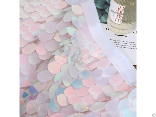 Custom Sequin Table Skirt