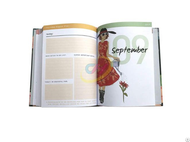 Floral Hardcover Daily Planner 2026 Stylish Organizer For Busy Lifestyles