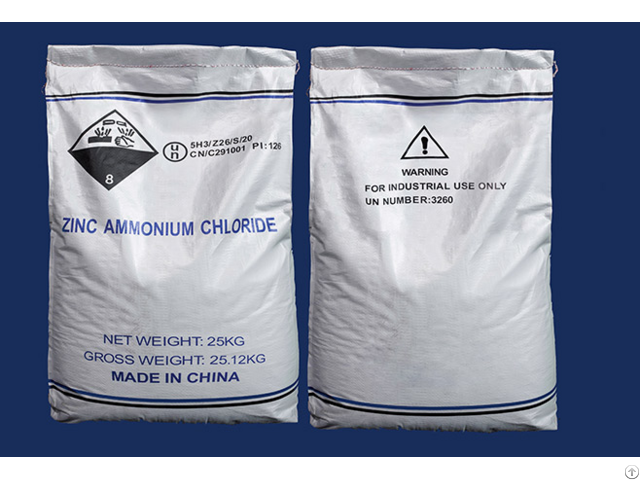 Zinc Ammonium Chloride Cas 14639 97 5 For Metal Welding Electroplating And Dry Batteries