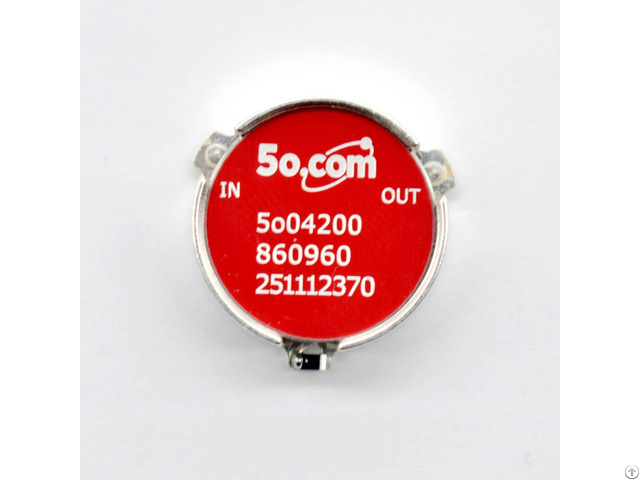 Surface Mount Isolator 860 To 960mhz Smt High Isolation Low Insertion Loss For Uhf Systems