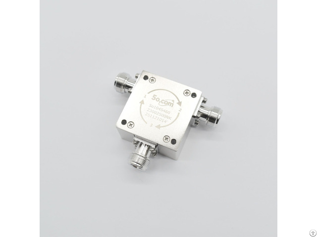 Coaxial Circulator 2300 To 2500mhz N Connector High Power 600w For Microwave Systems