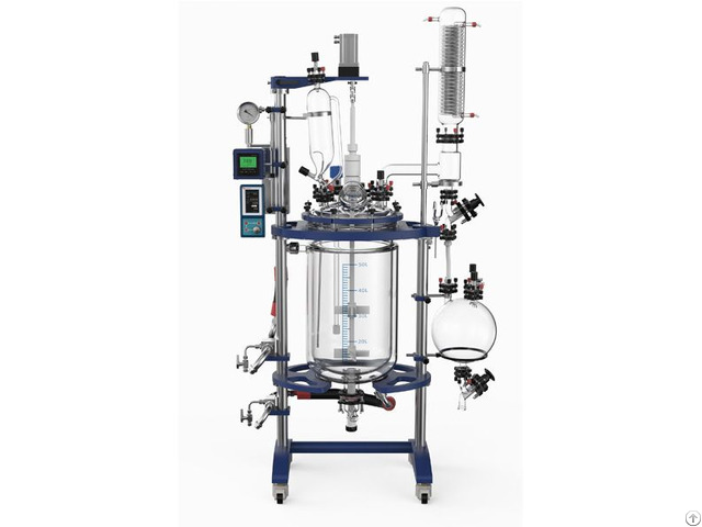New Stable 50l Jacketed Glass Reactor