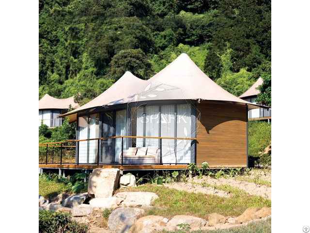 Luxury Tensile Structure Glamping Hotel Tent