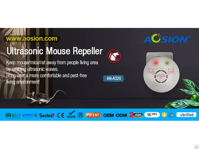 Indoor Plug In Ultrasonic Mouse Repellent Manufacturer