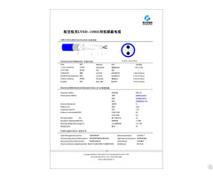 Lsrc3102 Aerosapce Lvds 100 Ohm Star Quad Shielded High Speed Data Cable