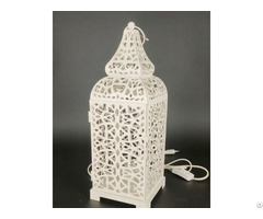 Handmade Morocco Modern Decorative Hollow Metal Outdoor Candle Lantern 148