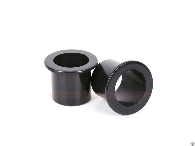 Custom Cnc Machining Nylon Bearing Sleeve Bush Abs Plastic Bushing With Flange