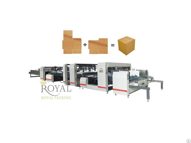 Ryjr High Speed Full Automatic Twin Box Folder Gluer Machine 1700 1900 2400 2800 3200