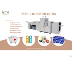 Rydp A Paperboard Rotary Flexible Die Cutting Machine