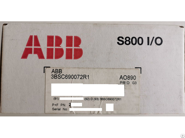 Ao890 Analog Output 3bsc690072r1