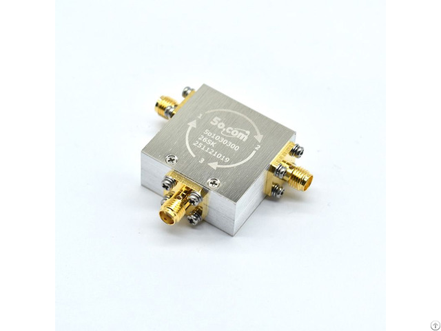 S C Band 2 0 To 6 0ghz Rf Broadband Coaxial Circulator