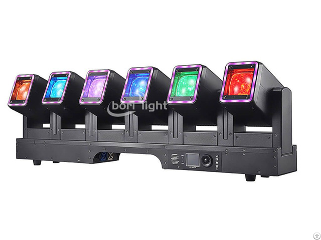 Borilight Br-lm660 6x60w Swinging Beam Led Pixel Bar Moving Head Light