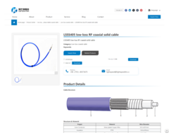 Lsss405 Low Loss Rf Coaxial Solid Cable
