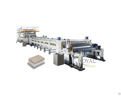 1400mm 4ply Rigid Board Line Steam Heating