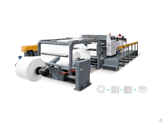 Double Rotary Knife High Speed Sheet Cutter Machine Rys 1700 Series