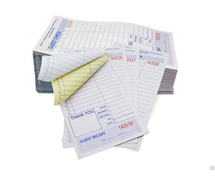 Three Ply Guest Check Book Note Pads For Servers