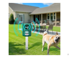 New Upgrade Ipx4 Waterproof Solar Ultrasonic Abs Bird Cat Dog Repeller