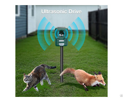 New Upgrade Wholesale Ipx4 Waterproof Solar Ultrasonic Cat Bird Dog Repeller Animal Repellent