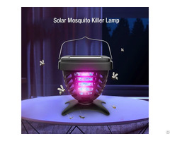 Control Pest Uv Led Solar Fly Zapper Electric Mosquito