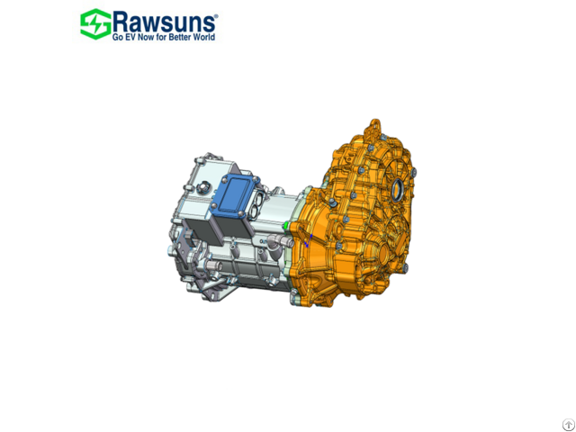 Rawsuns Ev Conversion Kit 30kw 60kw Powertrain Pmsm Motor For Cars Suv Buggy Fwd Rwd 4wd